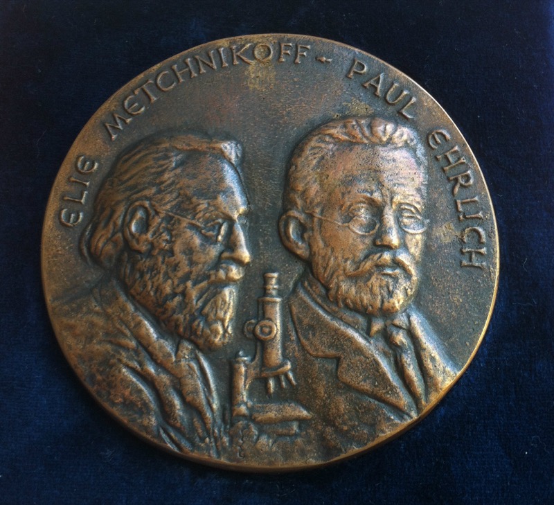 The medal awarded to Professor of Biochemistry and Academic Director of the Trinity Biomedical Sciences Institute, Luke O'Neill, for his outstanding contribution to the field of innate immunity. 