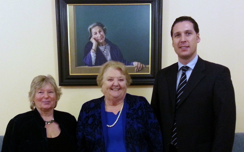 Dr Margret Fine-Davis, Monica Barnes, and Professor Daniel Faas.