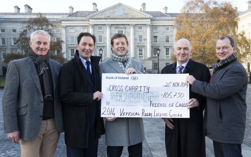 Pictured L-R are: Michael O Boyle, James Murphy, Paul Wallace, Professor John Reynolds and Conor Headon