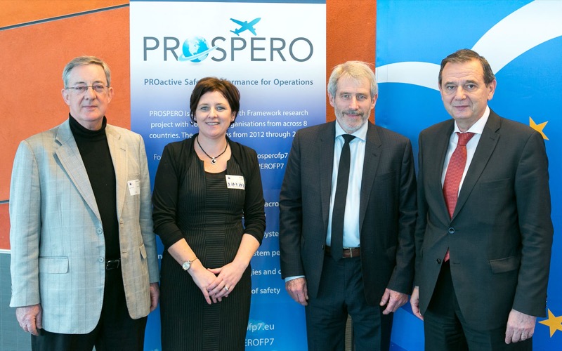 Pictured at the occasion (l-r): Eddie Shaw, Carr Communications, Dr Siobhán Corrigan, Professor Nick Mc Donald and Marian'Jean Marinescu MEP