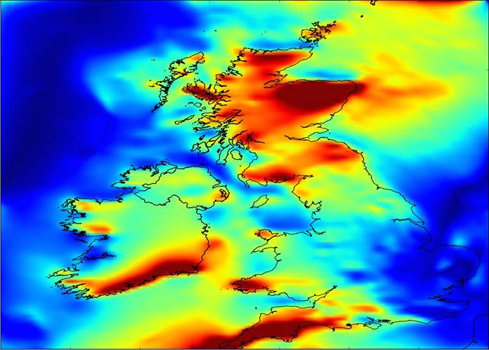 Large geomagnetic storms can cause unwanted currents to flow into electrical power networks. On this occasion, no effects were seen in the Irish power grid.