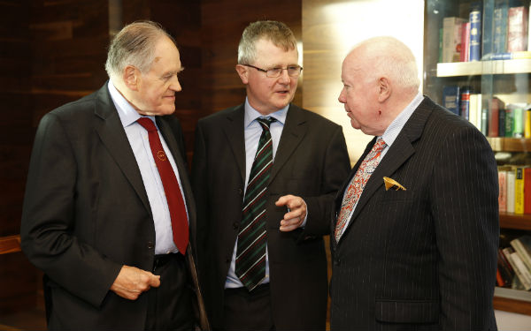Lord Robert Armstrong, Professor Eunan O'Halpin and Michael Lillis