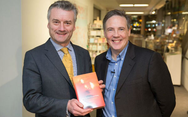 Provost of Trinity Dr Patrick Prendergast and Prof Shane O'Mara pictured at the launch of 'Why Torture Doesn't Work' 