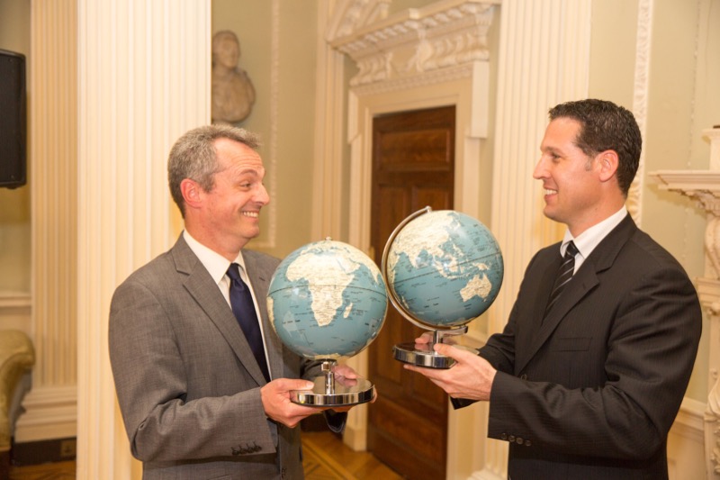 Global Engagement Award Winners Professor Mauro Ferreira and Professor Daniel Faas