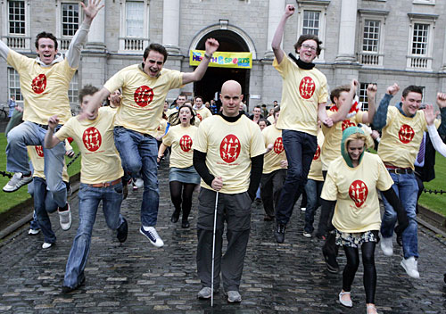 Mark pollock launches tcd's 5th annual health and sports week